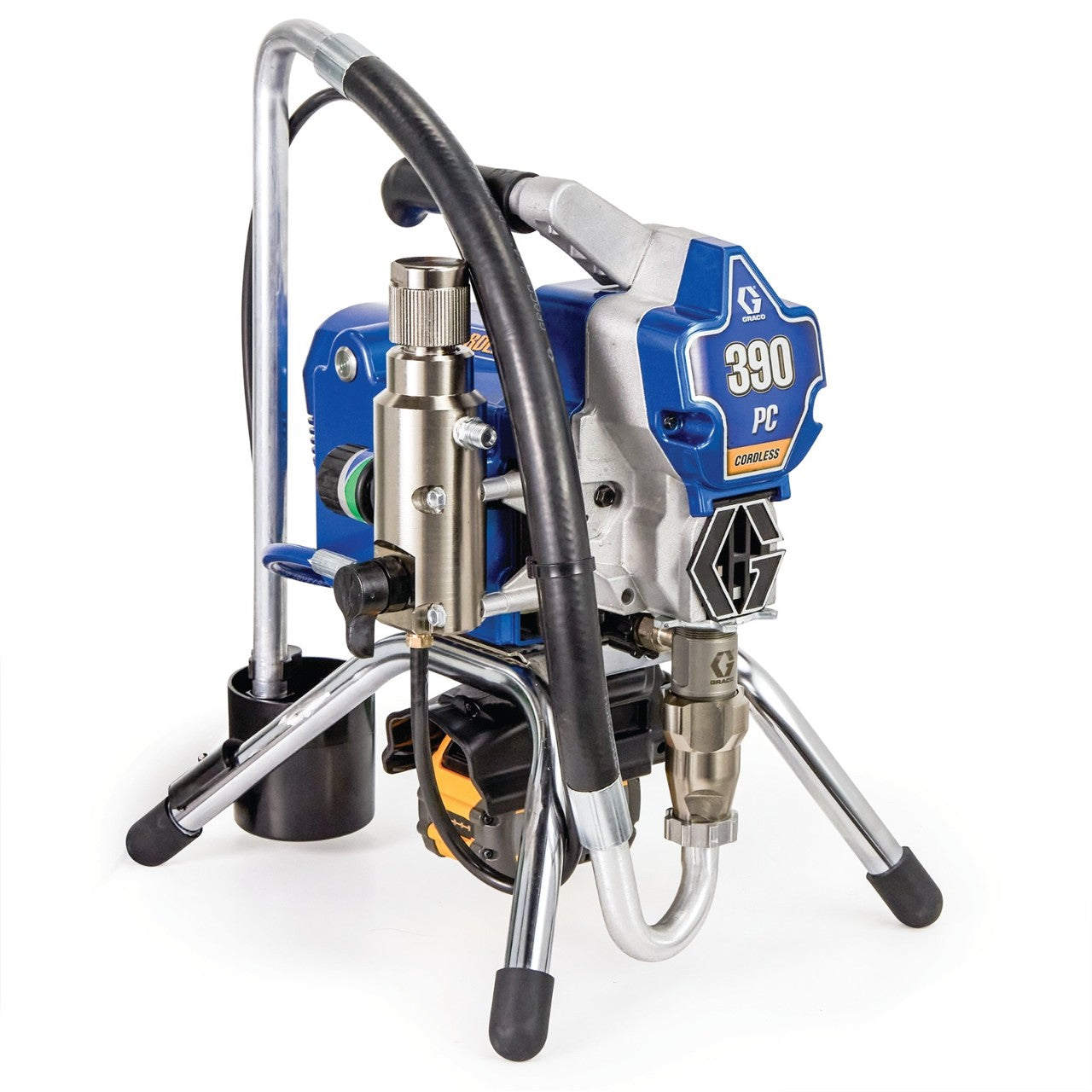 Graco 390 PC Cordless Airless Sprayer, Stand, 25T804