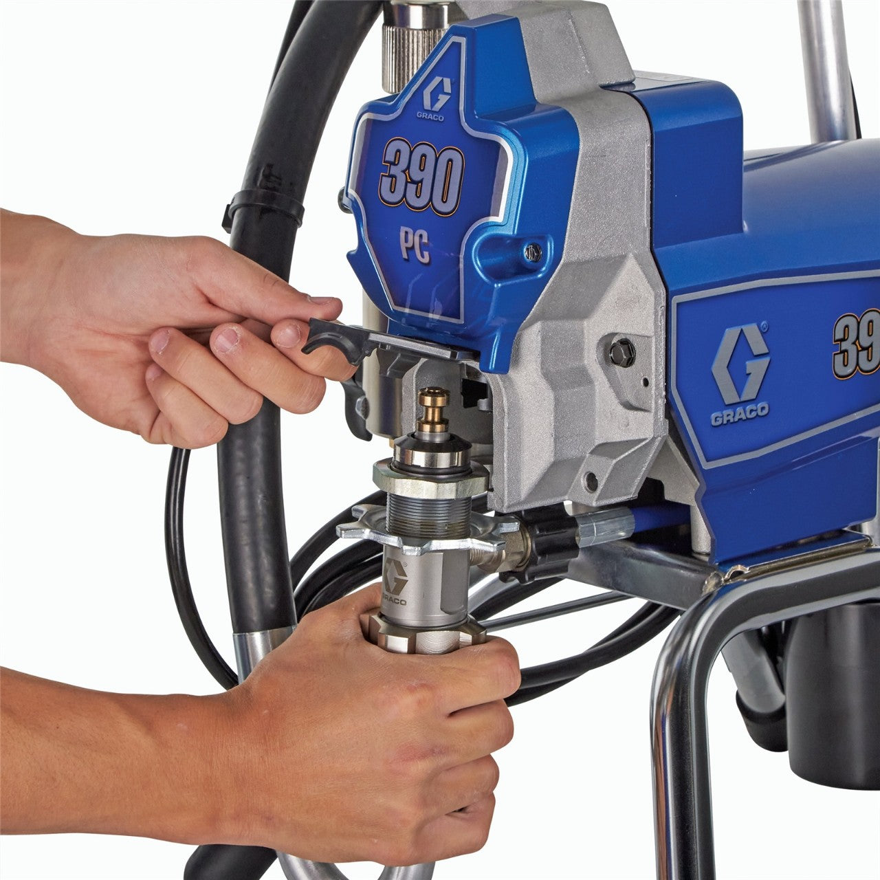 Graco 390 PC Electric Airless Sprayer, Stand, 17C310