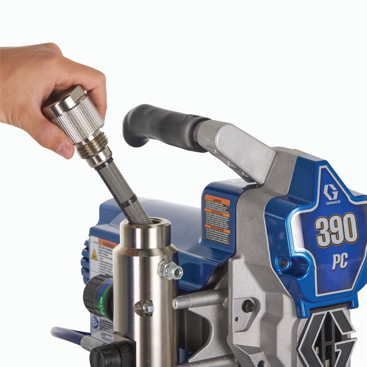 Graco 390 PC Electric Airless Sprayer, Stand, 17C310
