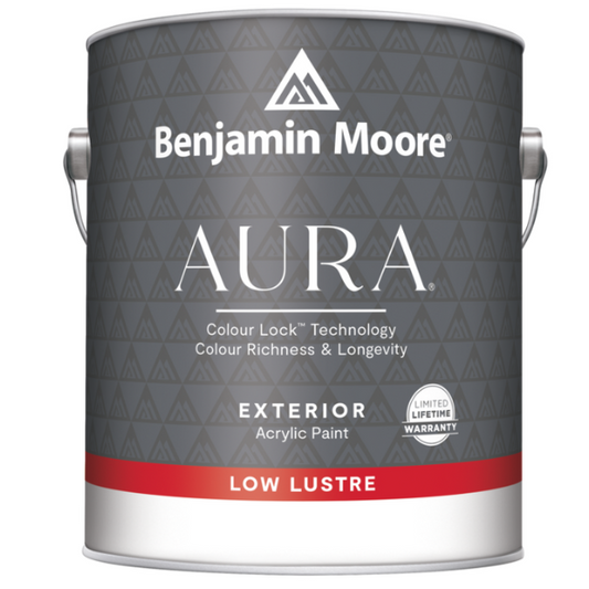 AURA Waterborne Exterior Paint - Low Lustre Finish F634