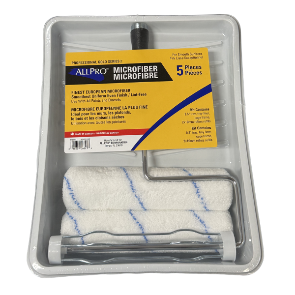 AllPro Microfiber Tray Set (5-Piece) – Essential Paint Kit for Smooth Finishes