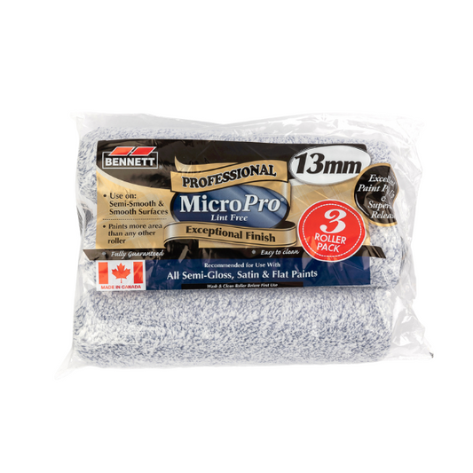 Bennett Microfibre Roller 3 Pack