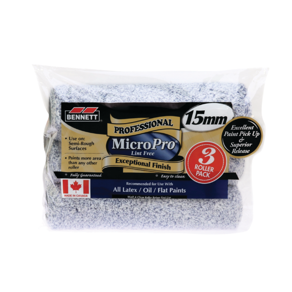 Bennett Microfibre Roller 3 Pack