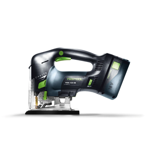 Festool Jigsaws, PSBC 420 HPC 4,0 EBI-Plus CARVEX, Cordless Jigsaw with Batteries and Charger, 576535