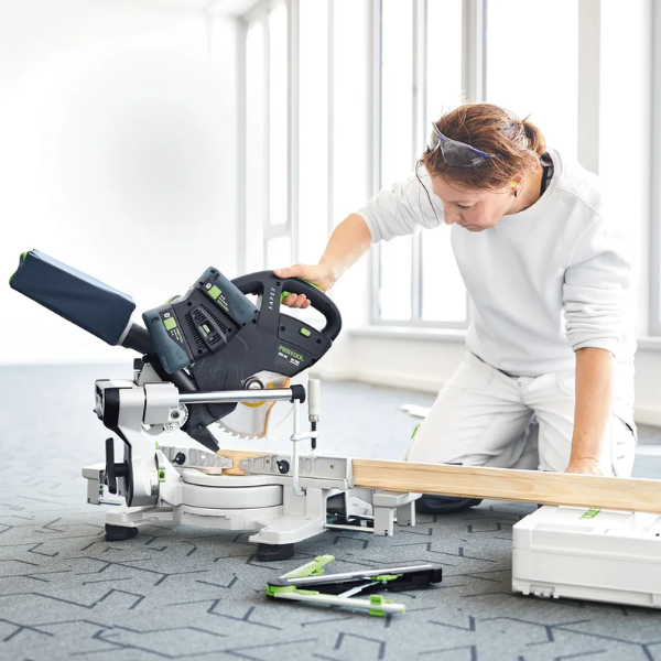 Festool, Cordless Sliding Compound Miter Saw with Energy Set, KSC 60 EB 5,0 I-Plus KAPEX, 577176
