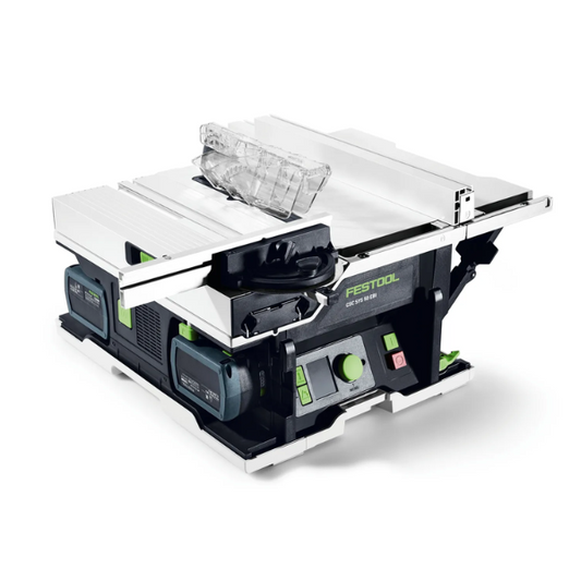 Festool, Cordless Table Saw with Energy Set, CSC SYS 50 EBI-Plus, 577378