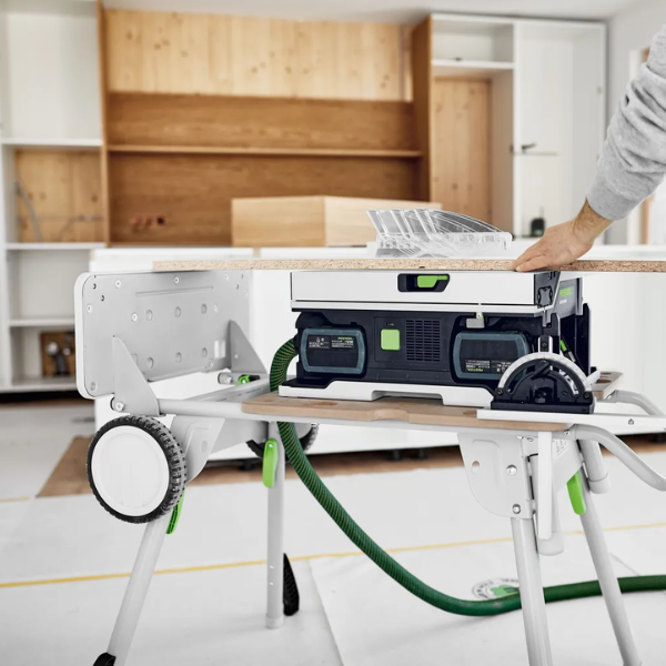 Festool, Cordless Table Saw CSC SYS 50 EBI-Set with Energy Set & Underframe UG, 577383