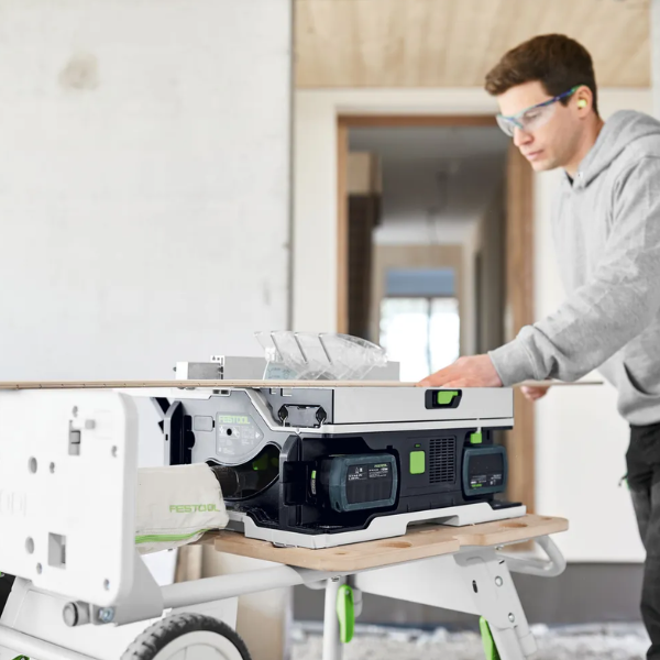 Festool, Cordless Table Saw with Energy Set, CSC SYS 50 EBI-Plus, 577378