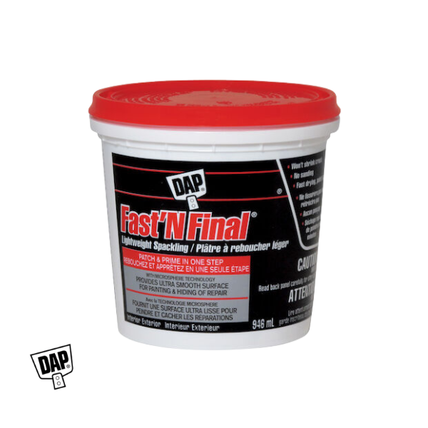 DAP Fast'N Final Lighting Spackling (946mL)