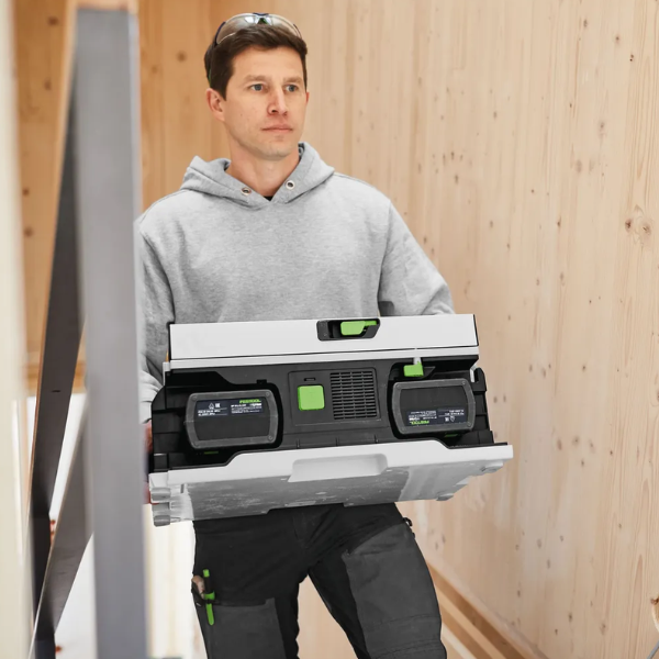 Festool, Cordless Table Saw CSC SYS 50 EBI-Set with Energy Set & Underframe UG, 577383
