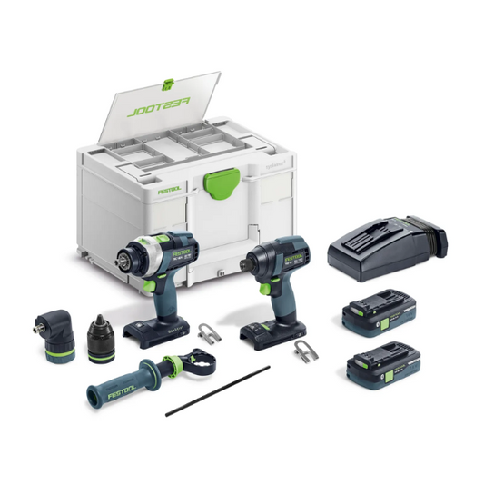 Festool, Impact Driver and Drill set TID 18 HPC I-Set TPC 18/4, 577616
