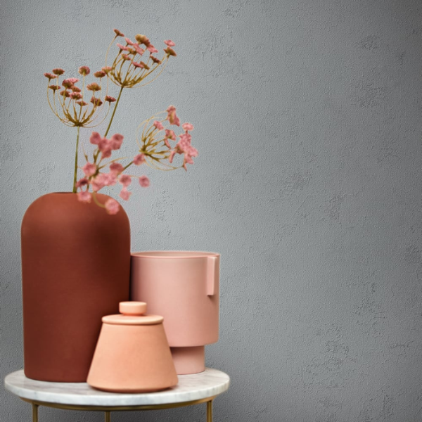 Limewash Wallpaper Texture Galerie Home Air 95050 (Soft Grey)