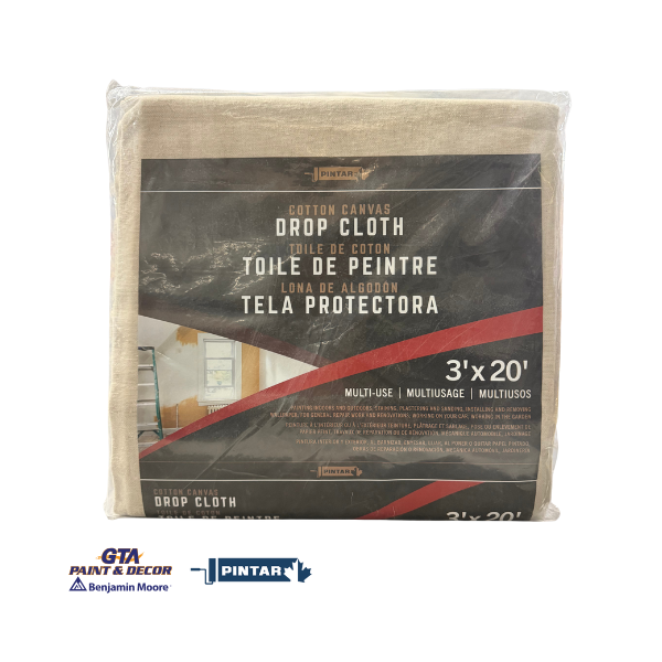 Pintar Cotton Canvas Drop Cloth (3' X 20')
