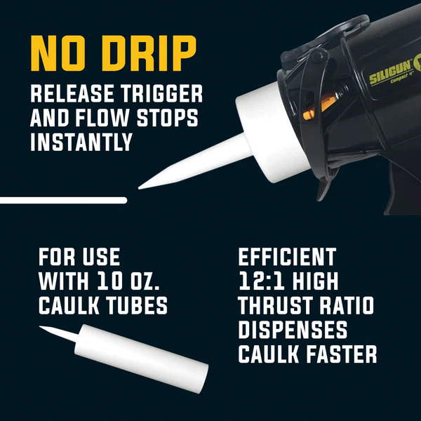 SILIGUN™ Classic Compact 4″ Caulking Gun