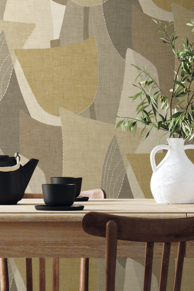 Seabrook Designs TH90003 Wallpaper – Dune | Contemporary Geometric Type II Vinyl Wallcovering