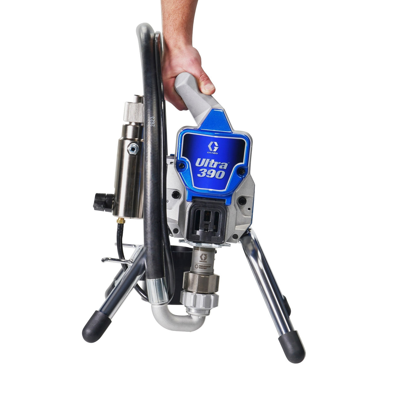 Graco Ultra 390 Electric Airless Sprayer, Stand, 25F501