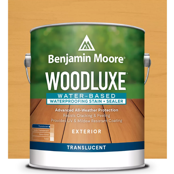 Woodluxe Water - Based Waterproofing Stain + Sealer, Translucent, K691