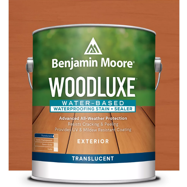 Woodluxe Water - Based Waterproofing Stain + Sealer, Translucent, K691