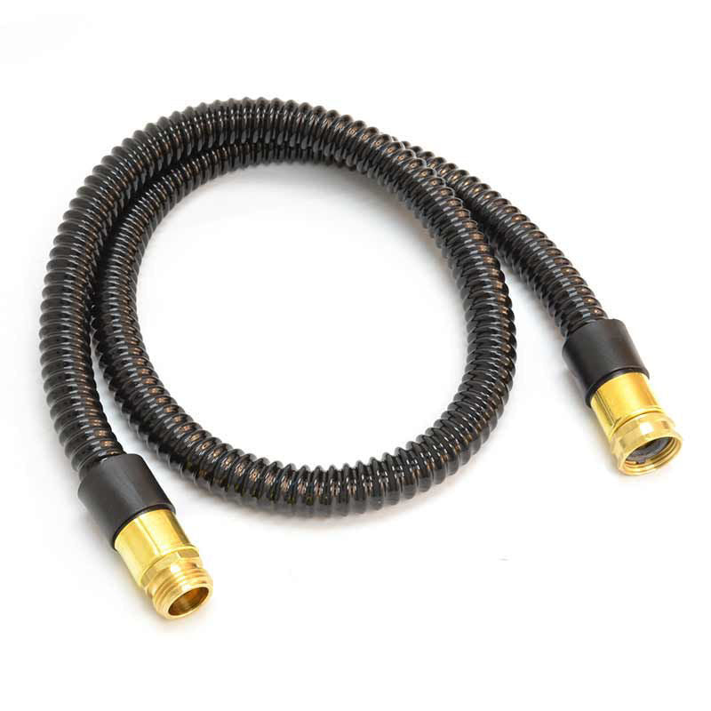Graco Super-Flex Whip Air Hose, 4 ft, part number 17R299, with brass swivel fittings