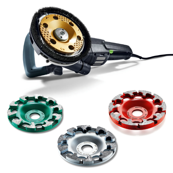 Festool Diamond Sanding Discs (130 mm) for RG130 | Concrete, Adhesive & Surface Prep