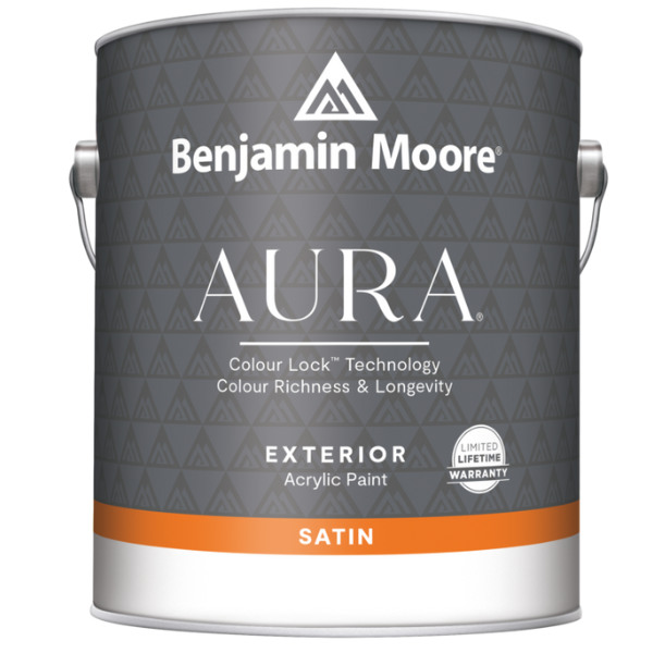 AURA Waterborne Exterior Paint - Satin Finish F631