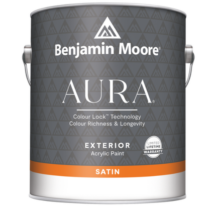 AURA Waterborne Exterior Paint - Satin Finish F631