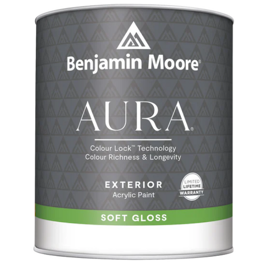 AURA Waterborne Exterior Paint - Soft Gloss Finish F632