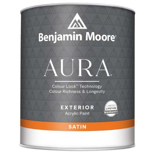 AURA Waterborne Exterior Paint - Satin Finish F631