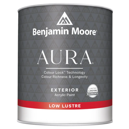 AURA Waterborne Exterior Paint - Low Lustre Finish F634