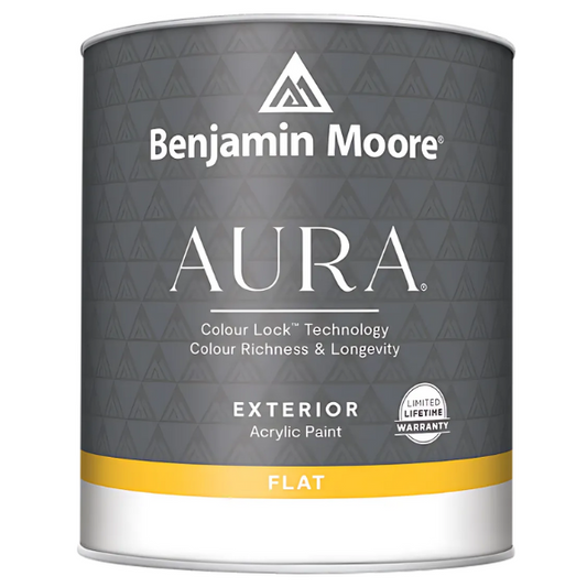 AURA Waterborne Exterior Paint - Flat Finish F629