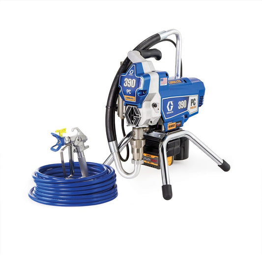 Graco 390 PC Cordless Airless Sprayer, Stand, 25T804