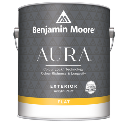 AURA Waterborne Exterior Paint - Flat Finish F629