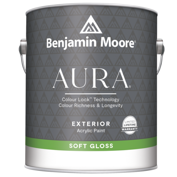 AURA Waterborne Exterior Paint - Soft Gloss Finish F632