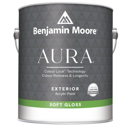 AURA Waterborne Exterior Paint - Soft Gloss Finish F632