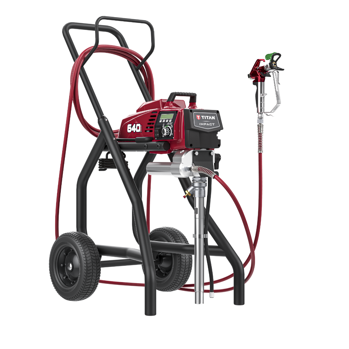 Titan Impact 640i IntelliSync airless paint sprayer, Skid configuration, part 2419187