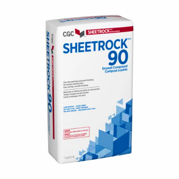 CGC Sheetrock 90, Setting-Type Drywall Compound, 11 kg Bag