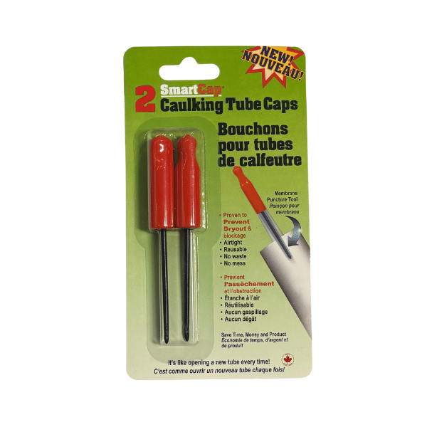 2 SmartCap Reusable Caulking Tube