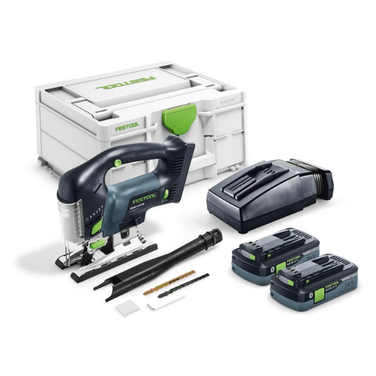 Festool Jigsaws, PSBC 420 HPC 4,0 EBI-Plus CARVEX, Cordless Jigsaw with Batteries and Charger, 576535