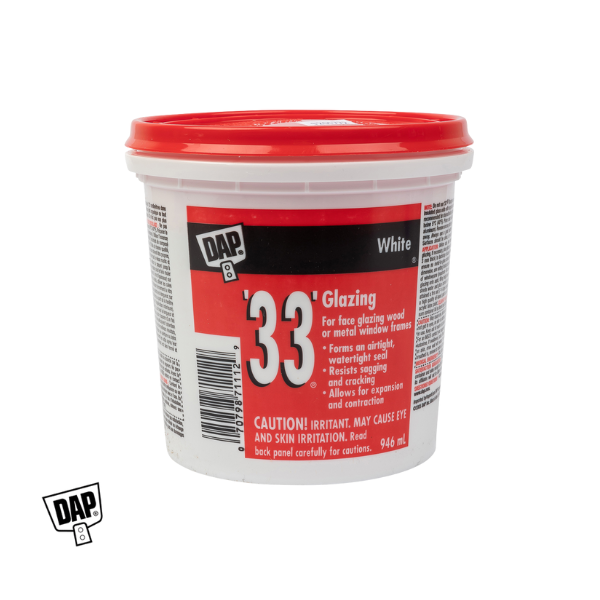 Dap 33 Window Glazing White