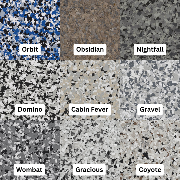 Enviro Decorative Flake Blend – Epoxy Floor Flakes