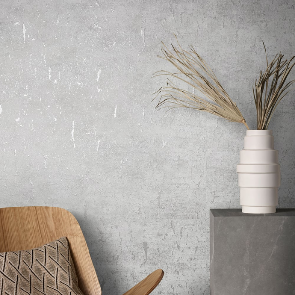Limewash Wallpaper Texture Galerie Home Air 95034 (Greige Stone)