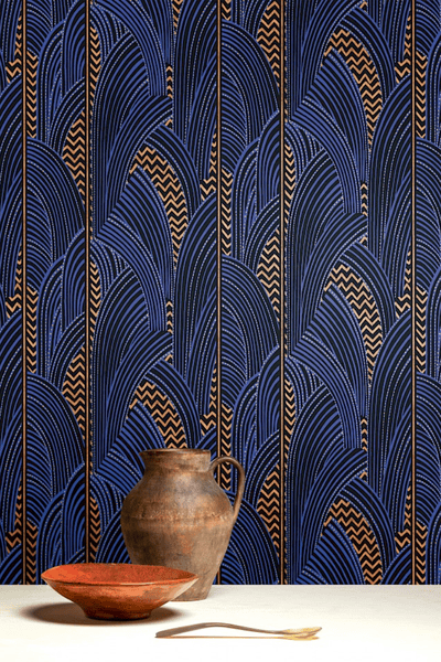 Wallpaper Indra - Khrôma by Masureel Wallpaper Collection Agathe