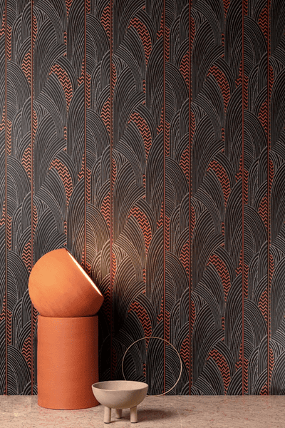 Wallpaper Indra - Khrôma by Masureel Wallpaper Collection Agathe