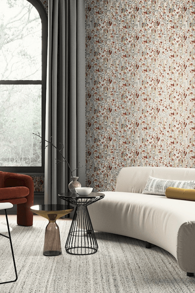 Wallpaper Mildred - Khrôma by Masureel Wallpaper Collection Agathe