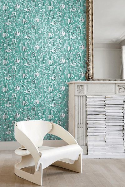 Wallpaper Mildred - Khrôma by Masureel Wallpaper Collection Agathe