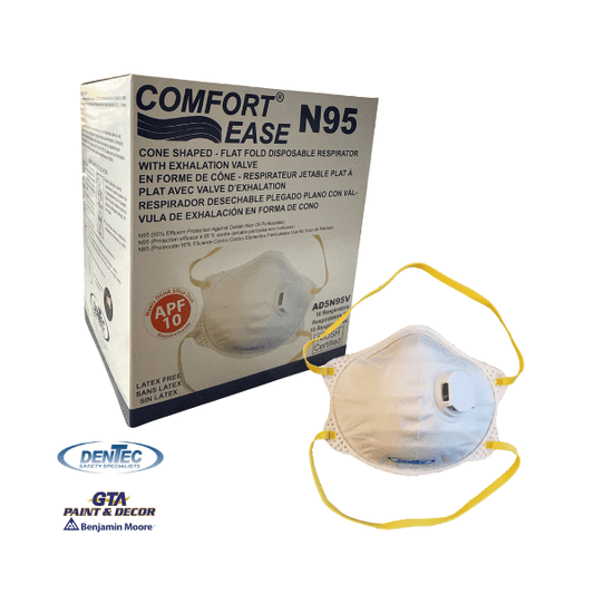 10 Pack, Disposable Respirator N95, AD5N95V - Dentec Safety