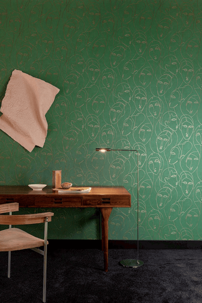 Wallpaper Nefertiti - Khrôma by Masureel Wallpaper Collection Agathe