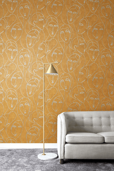 Wallpaper Nefertiti - Khrôma by Masureel Wallpaper Collection Agathe
