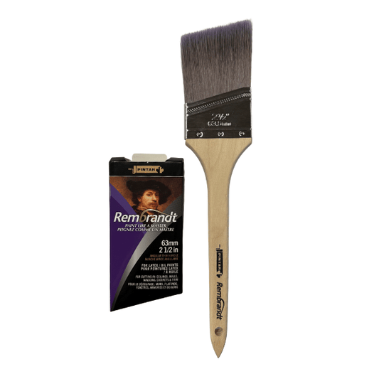 Pintar Rembrandt Paint Brush For Latex / Oil Paint, Rat Tail Handle, 2.5 inch (63mm)