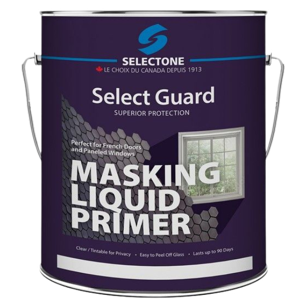 Selectone Masking Liquid Primer | Peelable Glass Protection for Painting